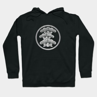 Sankai Matsu Kamon in Silver Foil Hoodie